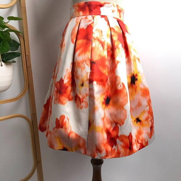 BARDOT BNWT Wall Flower Pleated Mini Skirt Floral - Picture 4 of 8